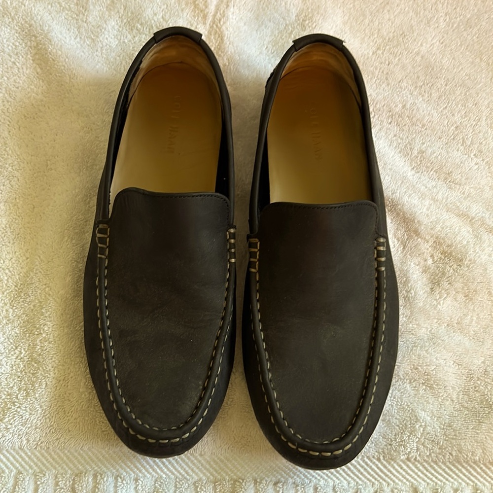 Cole Hahn Men’s Tucker Venetian Black Driving Shoe - Size 12M